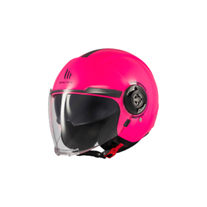 Casco Jet MT Viale SV A8 Rosado Brillo