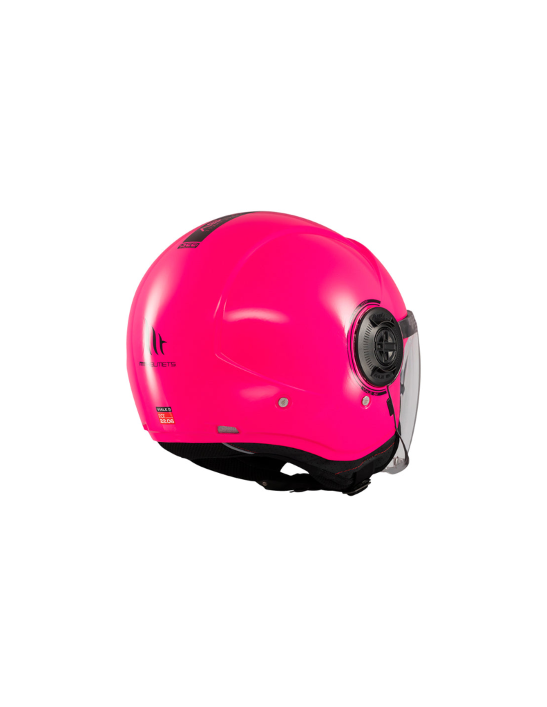 Casco Jet MT Viale SV A8 Rosado Brillo - Imagen 5
