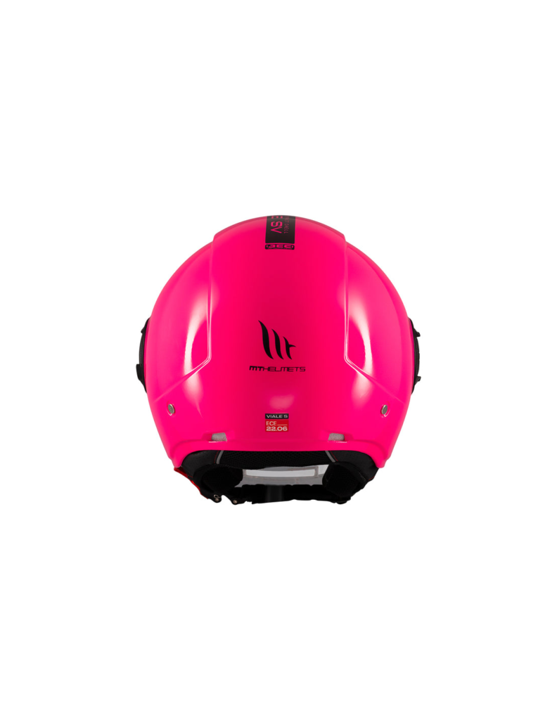 Casco Jet MT Viale SV A8 Rosado Brillo - Imagen 4