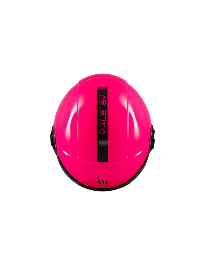 Casco Jet MT Viale SV A8 Rosado Brillo - Imagen 3