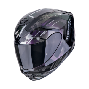 Casco Scorpion Exo-391 Clutter Camaleón 22.06 + Pantalla Decorada