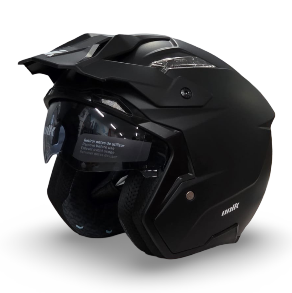 Casco Trial Unik Link DV Negro Mate