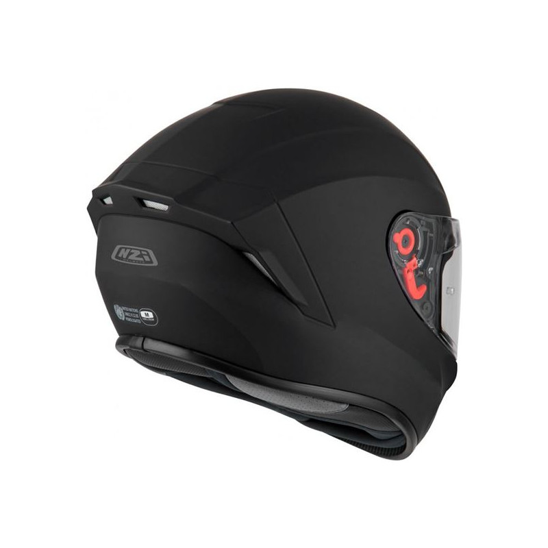 Casco Integral NZI Trendy 2 Negro Mate + Pantalla Ahumada - Imagen 2