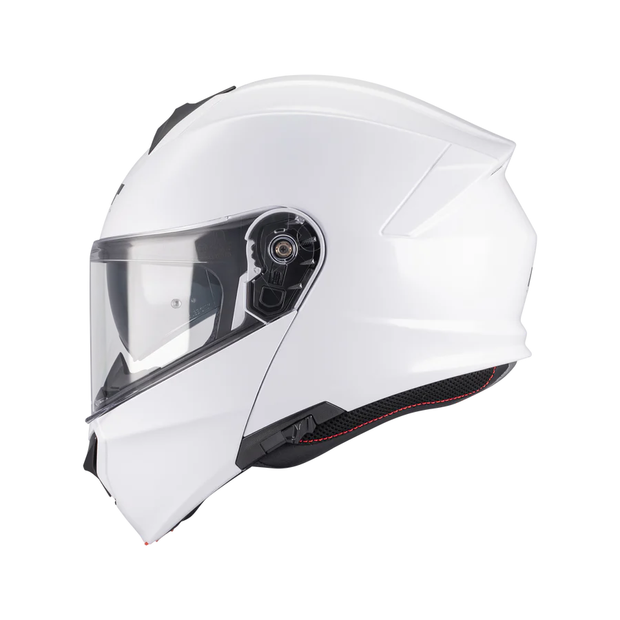 Casco Modular MT Genesis SV Solid Pure A0 Blanco Brillo - Imagen 2