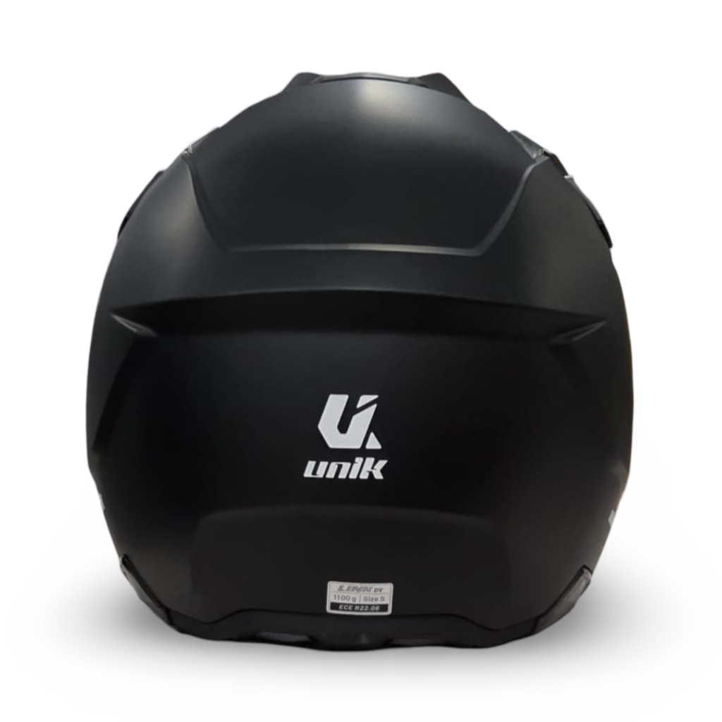 Casco Trial Unik Link DV Negro Mate - Imagen 4