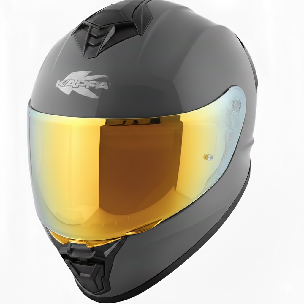 Casco Integral Kappa KV51 Nardo Grey + Pantalla decorada - Imagen 4