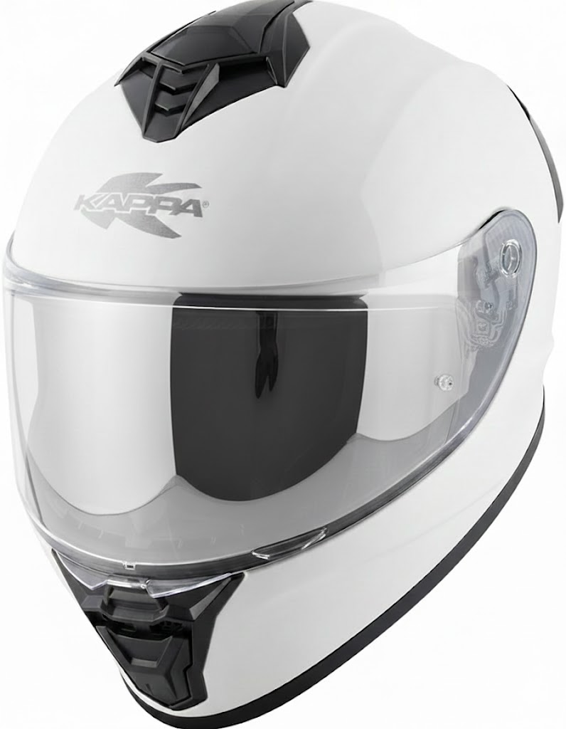 Casco Integral Kappa KV51 Blanco Brillo + Pantalla decorada - Imagen 7