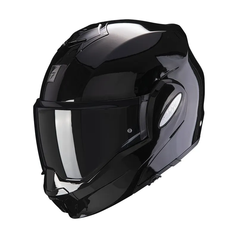 Casco modular Scorpion Exo-Tech EVO Negro Brillo