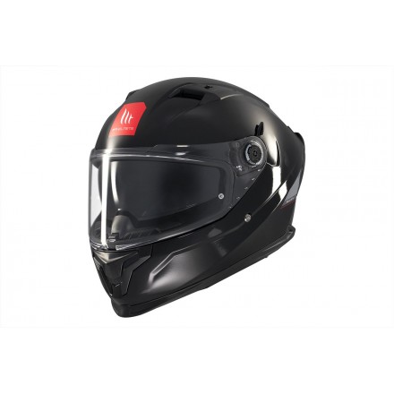 Casco Integral MT Braker SV Solid A1 Negro Brillo