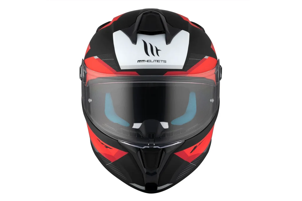 Casco Integral MT Targo S Kay B5 Negro Mate Rojo - Imagen 5