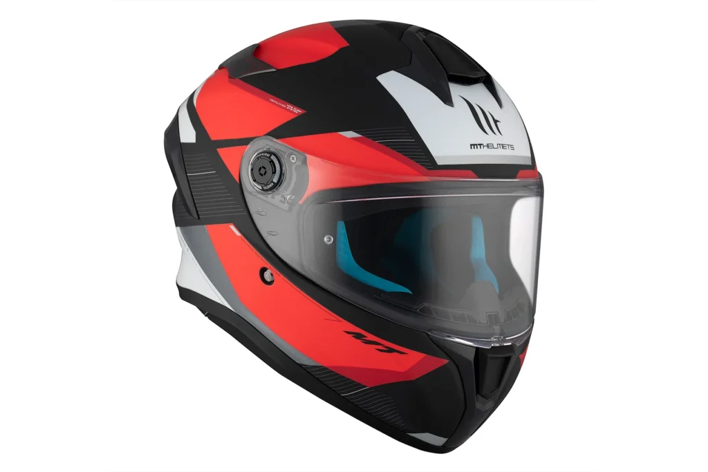 Casco Integral MT Targo S Kay B5 Negro Mate Rojo - Imagen 4