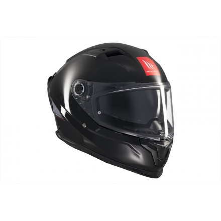 Casco Integral MT Braker SV Solid A1 Negro Brillo - Imagen 6