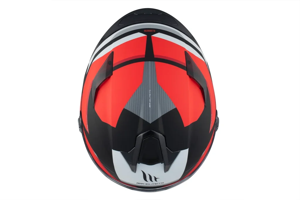 Casco Integral MT Targo S Kay B5 Negro Mate Rojo - Imagen 6