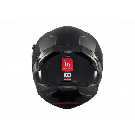Casco Integral MT Braker SV Solid A1 Negro Brillo - Imagen 4