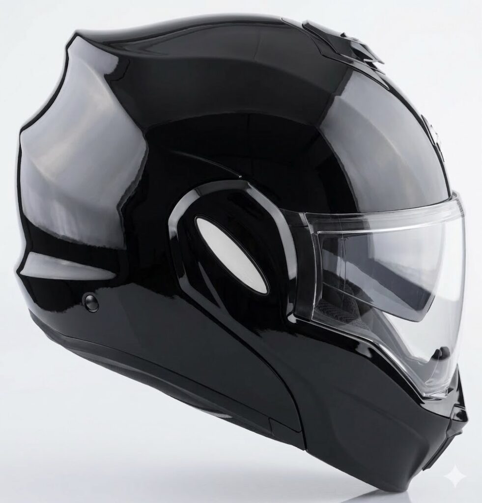 Casco modular Scorpion Exo-Tech EVO Negro Brillo - Imagen 4
