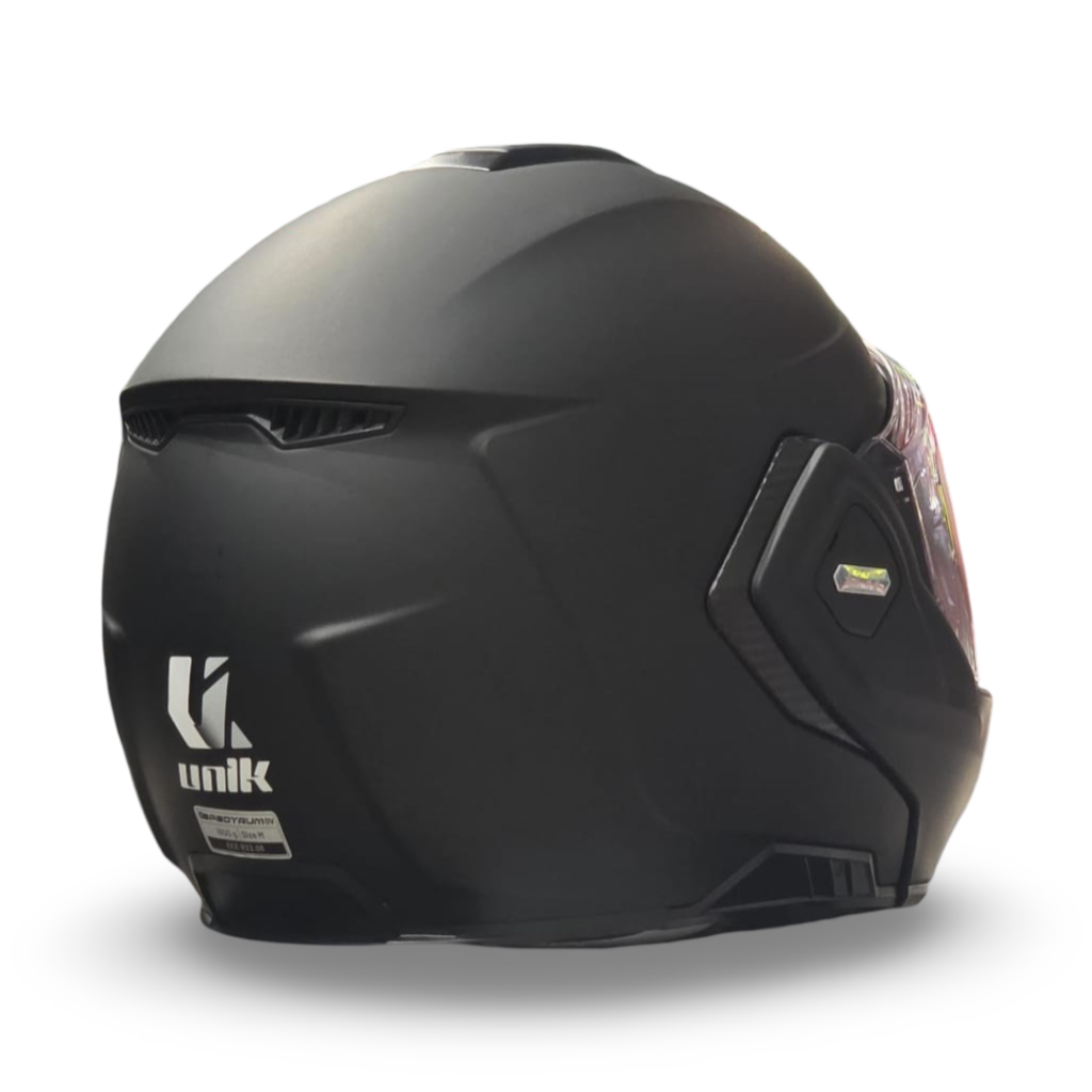Casco Modular Unik Flip-Back Spectrum DV Negro Mate - Imagen 4