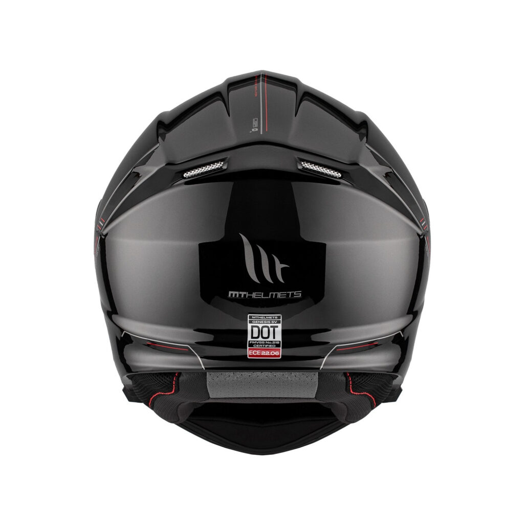 Casco Modular MT Genesis SV Solid A1 Negro Brillo - Imagen 3