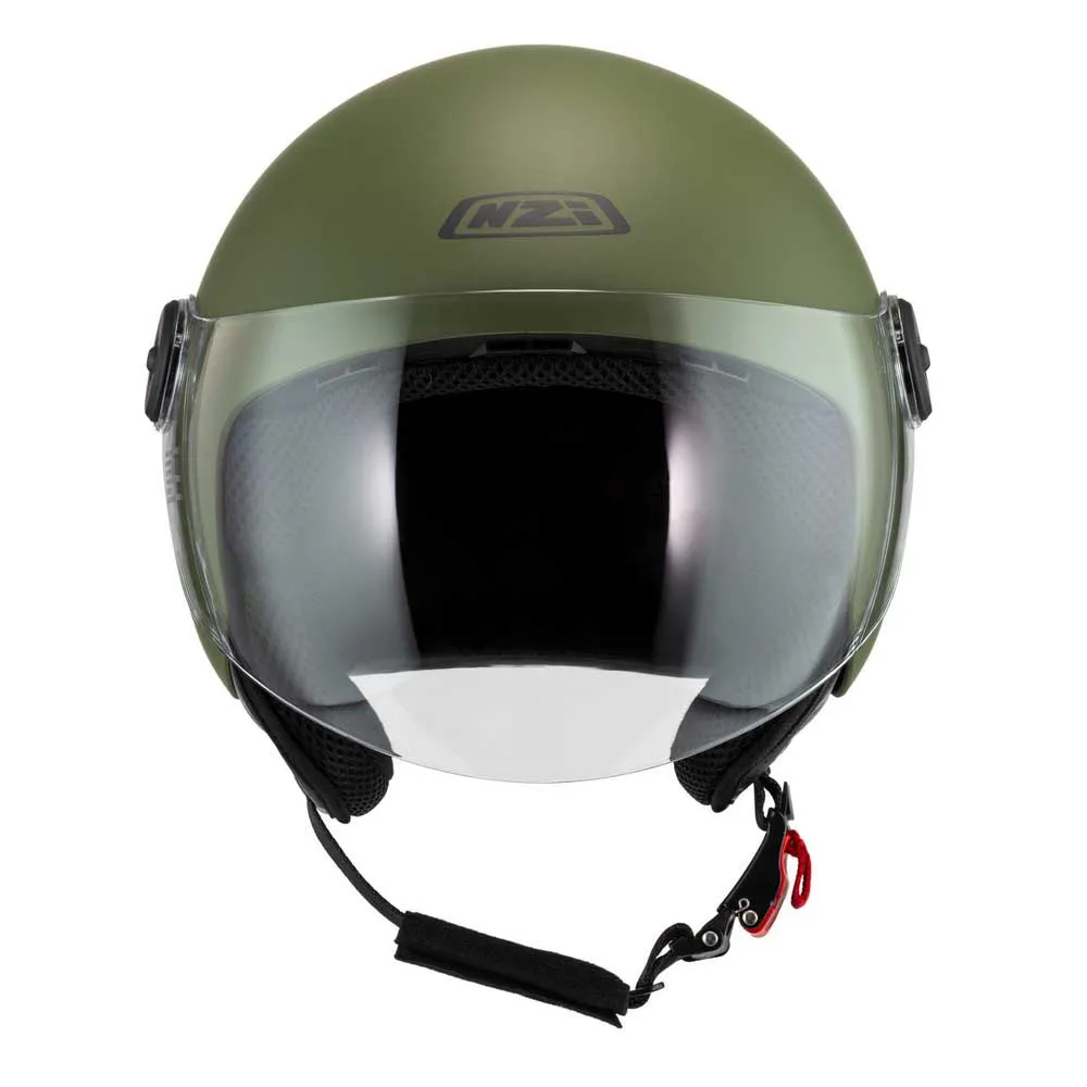 Casco Jet NZI Magma Verde Mate 22.06 - Imagen 5