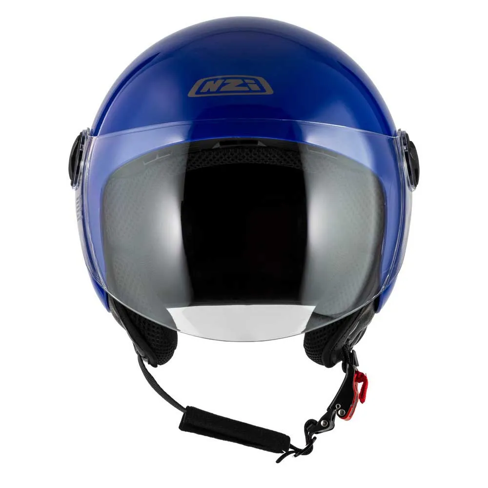 Casco Jet NZI Magma Azul Brillo 22.06 - Imagen 5
