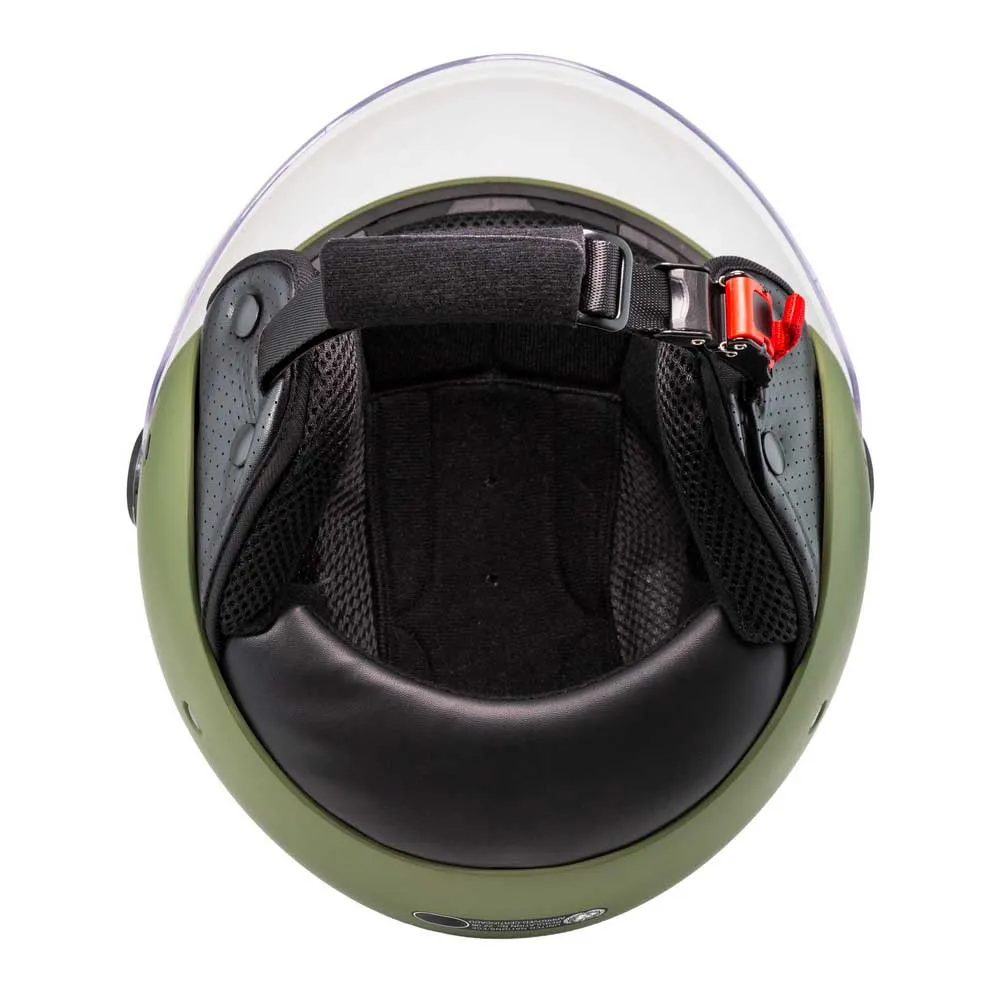 Casco Jet NZI Magma Verde Mate 22.06 - Imagen 8