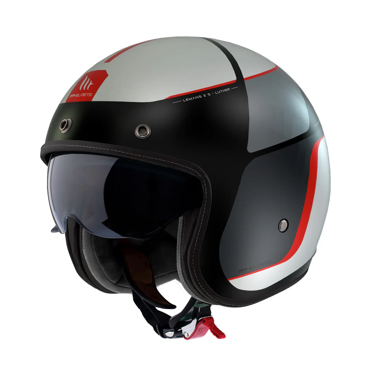 Casco Jet MT Le Mans 2 SV S Luther B15 Mate